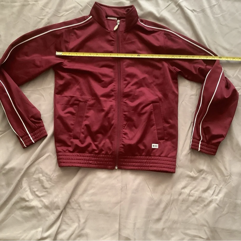 Soffe Junior Medium Burgundy Track‎ Jacket